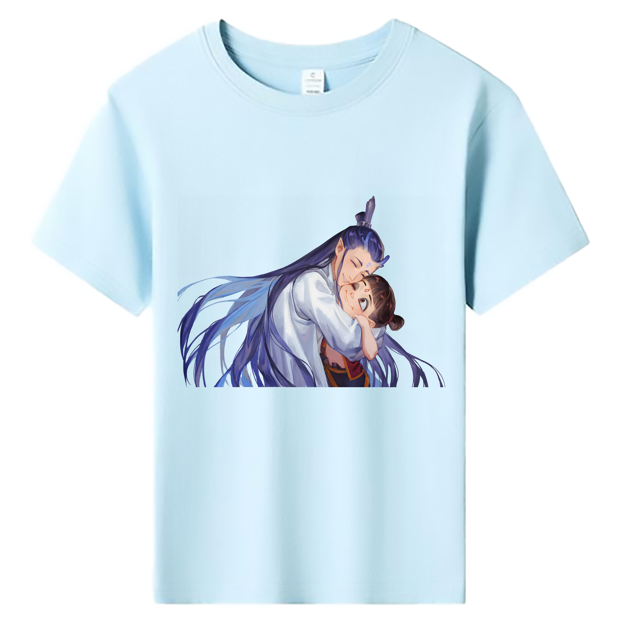 （画像用） Ne Zha 2 ナタ 魔童の大暴れ 綿100％キッズTシャツ（フロントプリント）